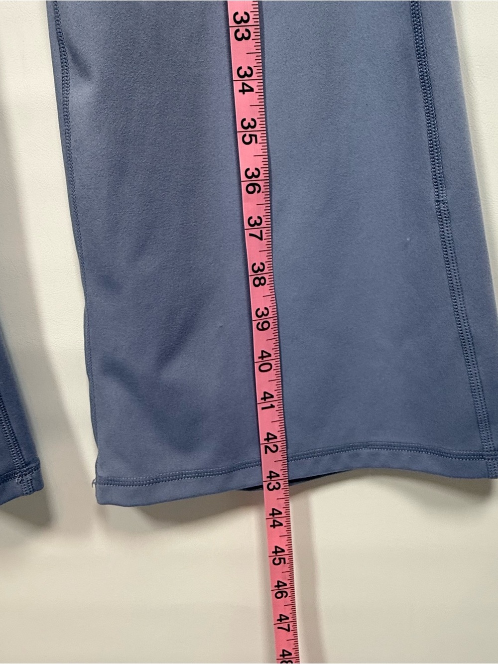 Yogalicious Lux Madison Crossover Flare Leggings Blue High Rise Yoga Size L - Picture 4 of 6